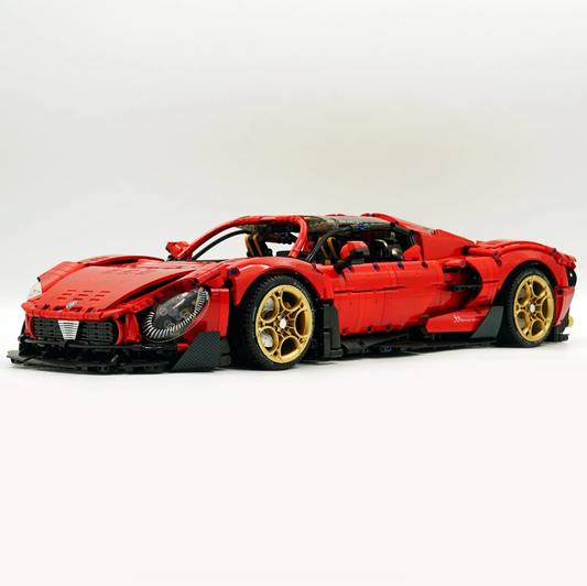 1:8 Romeo 33 Stradale, custom pearlescent red paint (3861 pieces)