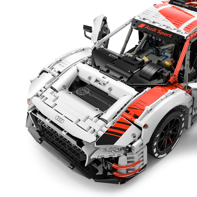 Audi R8 LMS GT3-1:8 Building Block Supercar (3300+ pieces)