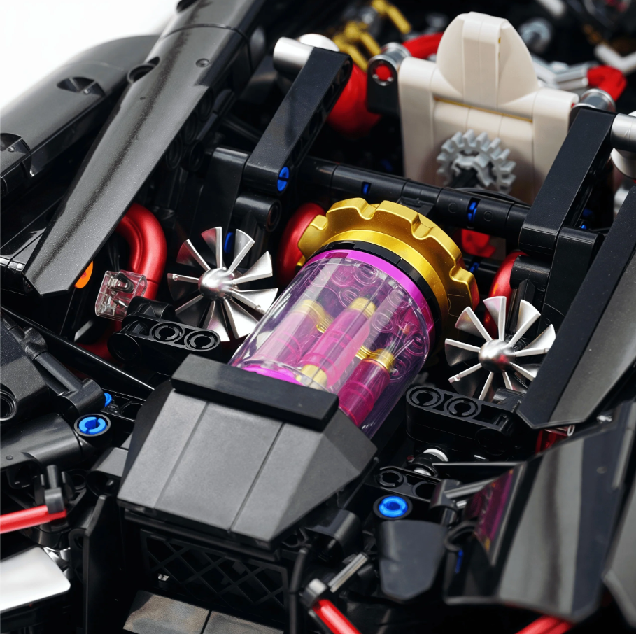 Concept supercar assembly 1:8 Lambo Fantazma building block supercar (2884 pieces)
