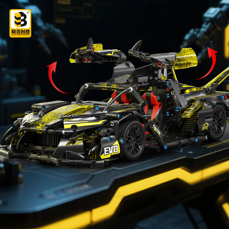 Apollo VEO1:14 Supercar Building Block Model (1160 PCS)