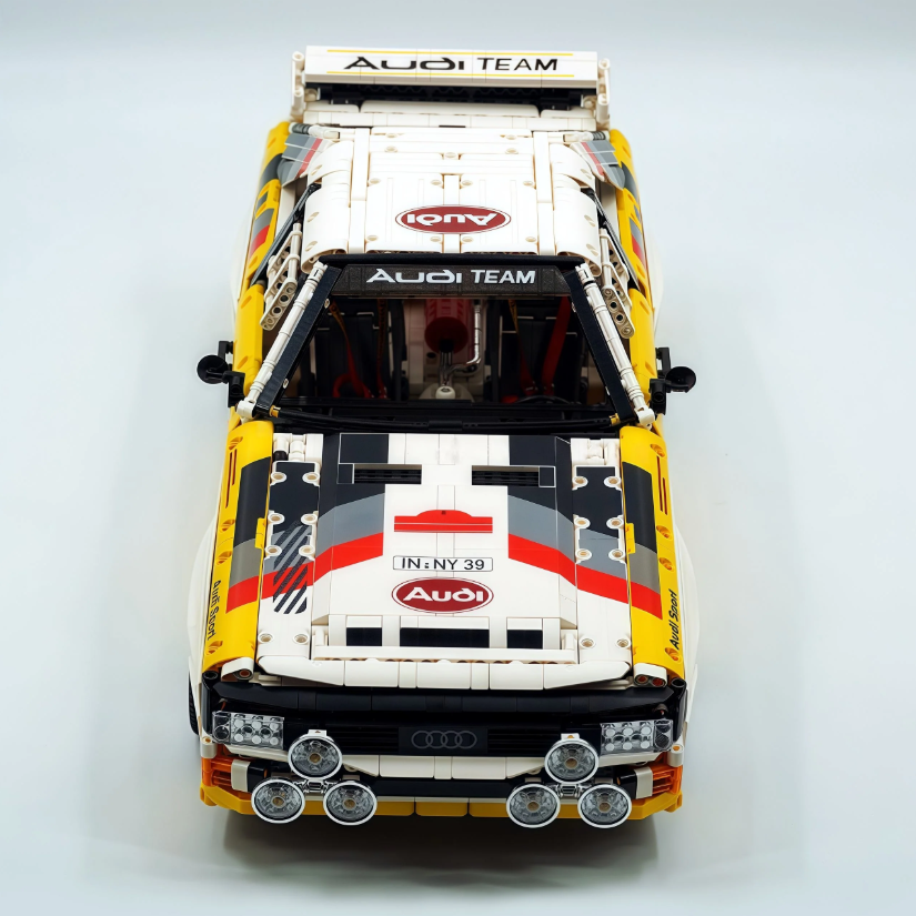 1:8 Audi Rally Quattro S1B Set 1984, Authentic Licensed (3887+ pieces)