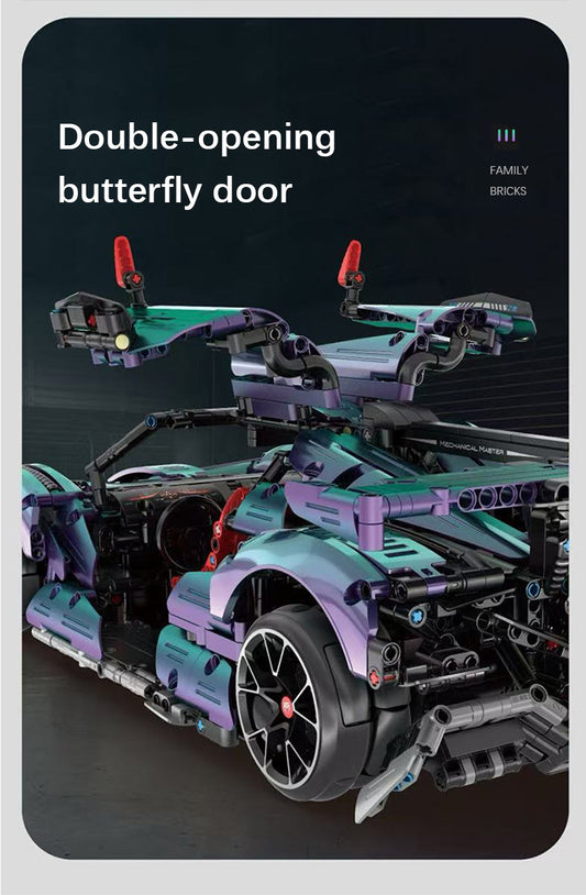 Apollo Super Racing Building Blocks 2443 pieces of dynamic machinery Boys' Collectible Model The first choice for birthday gifts for boys over 14 years old | FamilyBricks
