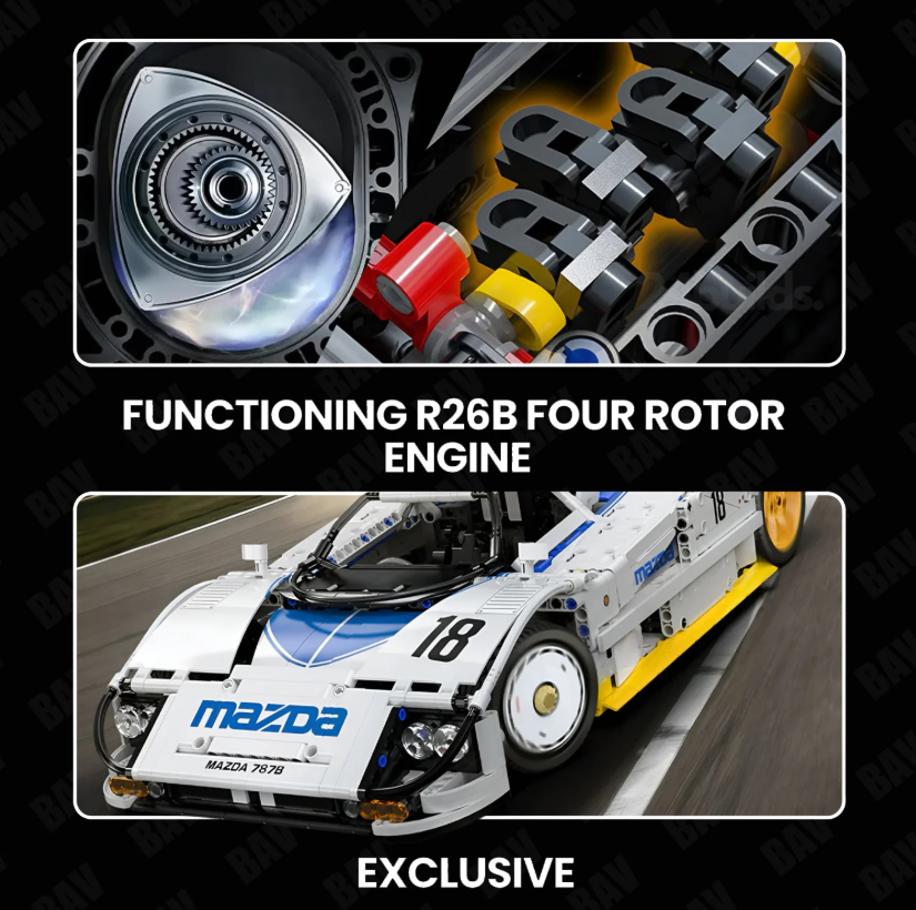 Mazda 787B - Officially Licensed IRC Rotary Legend 1797 pieces