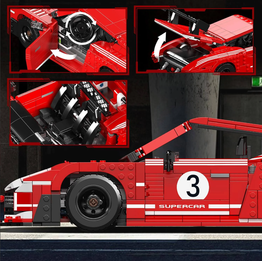 Legendary Porsche 935 endurance racer (1717 pieces)