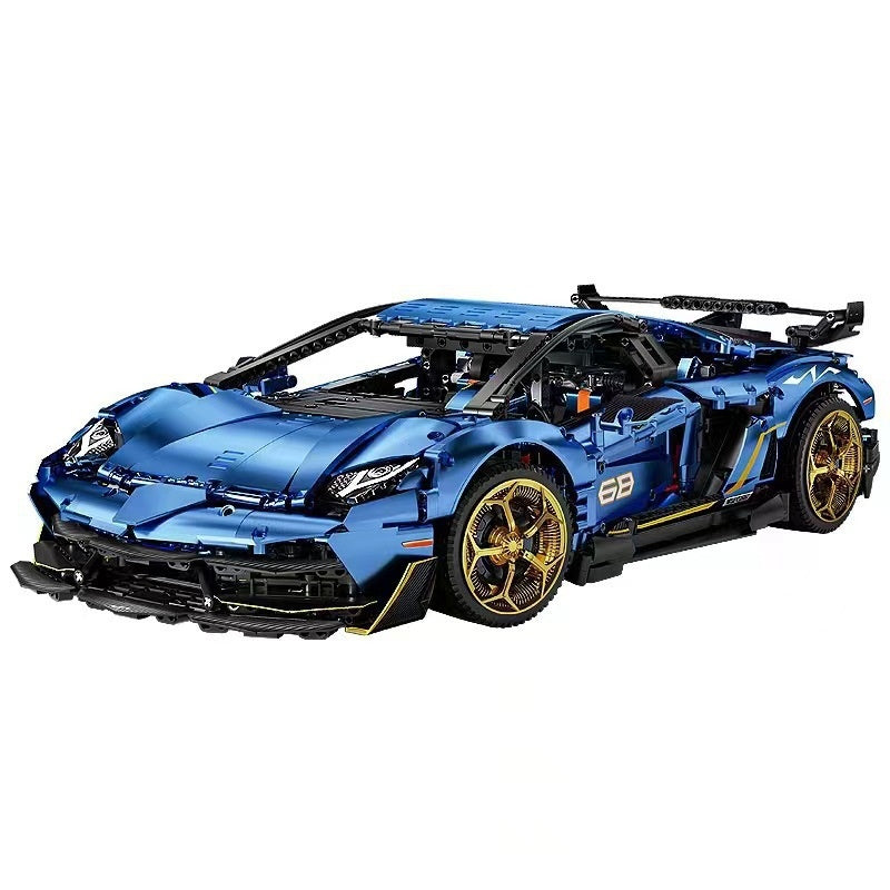 1:8 one-touch scissor doors, exclusive design wheels, mechanical principles, the ultimate Italian Bull supercar (3810 pieces)