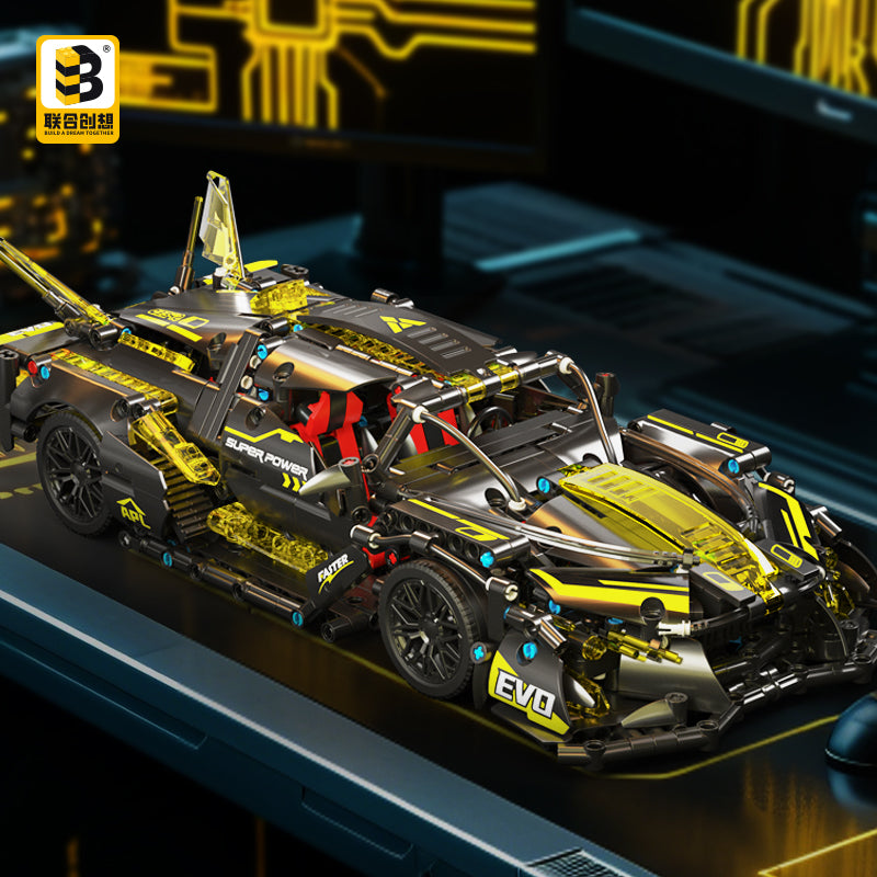 Apollo VEO1:14 Supercar Building Block Model (1160 PCS)
