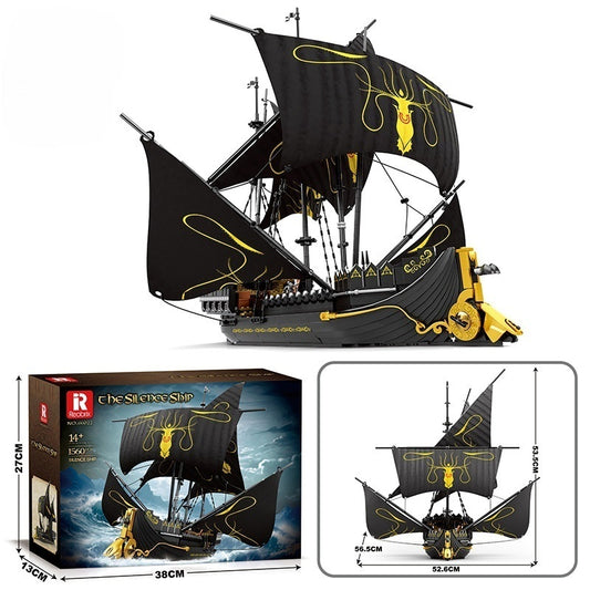 Silent Ship Assembled Model Ornaments (1560 pieces) 56CM*52CM*53CM
