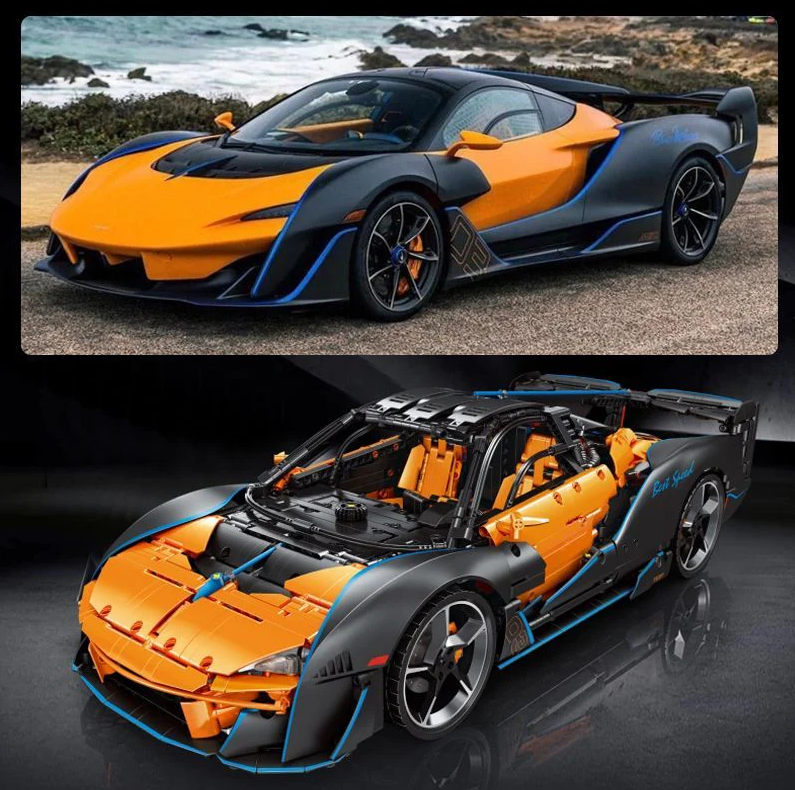 1:8 Sabre Building Block Supercar, Static Version (3862 PCS)