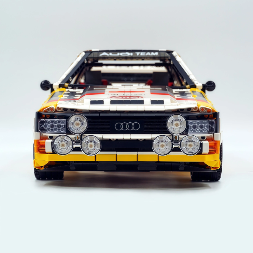1:8 Audi Rally Quattro S1B Set 1984, Authentic Licensed (3887+ pieces)