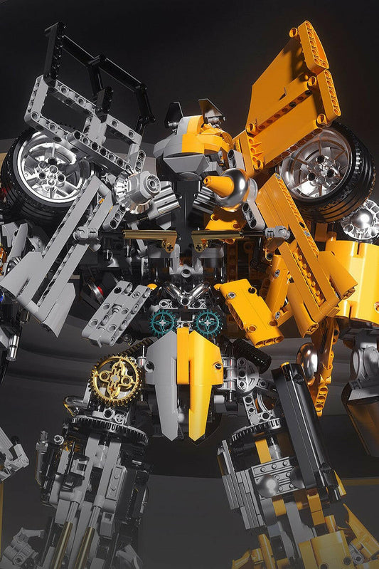 Large mechanical wasp mecha model, total height about 54CM (5692PCS)