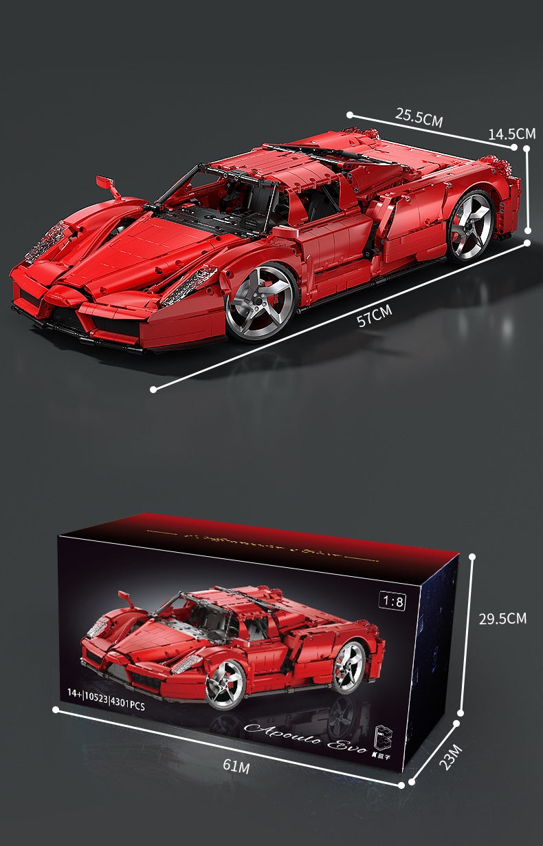 1:8 Supercar Model (4301 pieces)