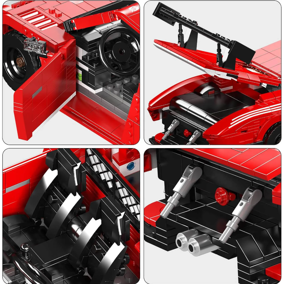 Legendary Porsche 935 endurance racer (1717 pieces)
