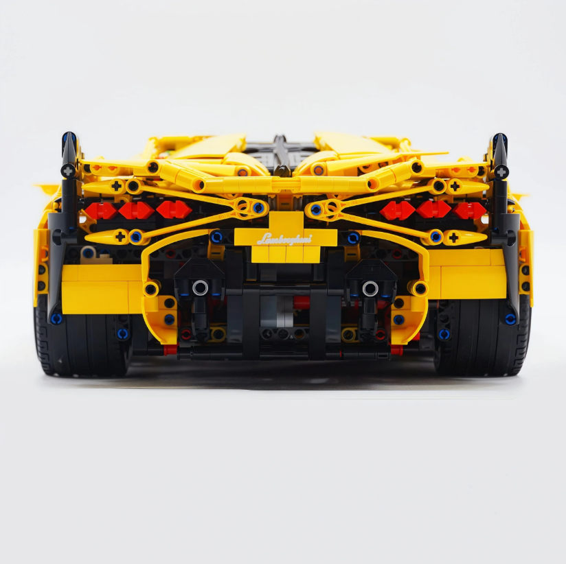 1:8 Lambo Sian Yellow Special Edition Building Block Supercar (3696 PCS)