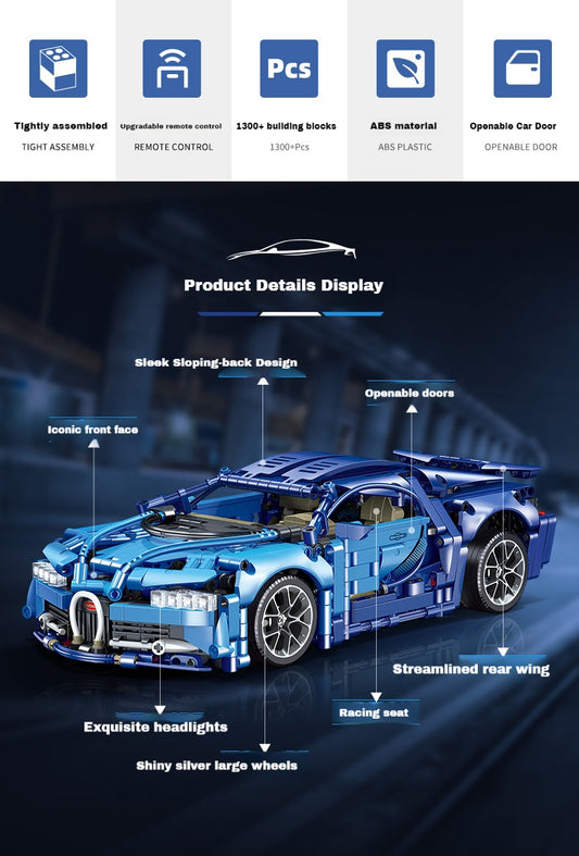 1:14 supercar 1300 pieces