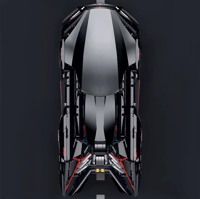 Concept supercar assembly 1:8 Lambo Fantazma building block supercar (2884 pieces)