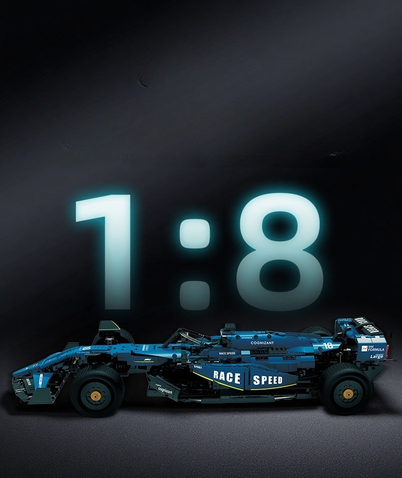 1:8 Formula One car (2361 pieces)Product size：65cm*26cm*12cm