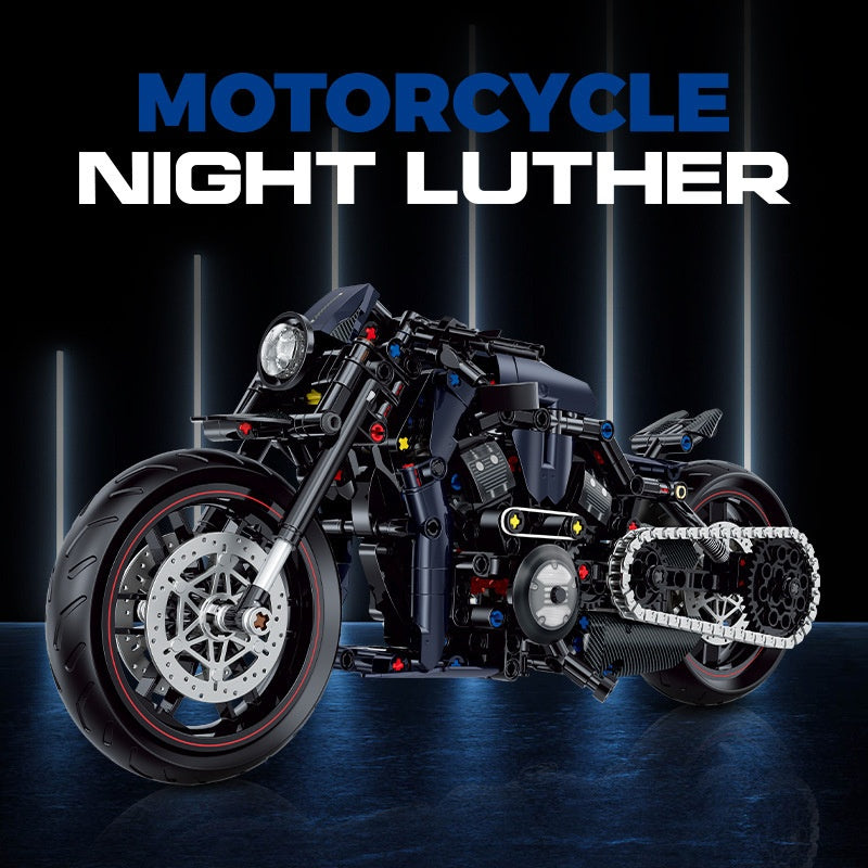 1:8 Night Luther Motorcycle (623pieces)