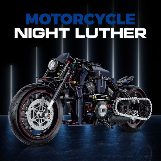 1:8 Night Luther Motorcycle (623pieces)