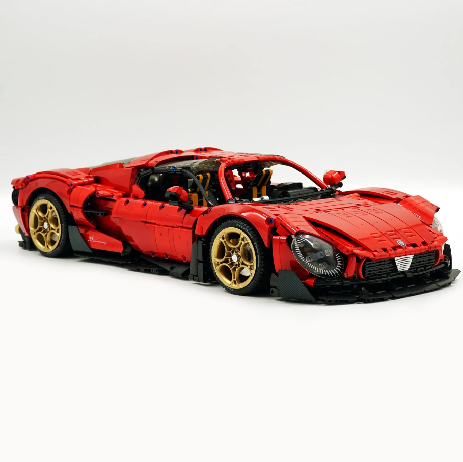 1:8 Romeo 33 Stradale, custom pearlescent red paint (3861 pieces)