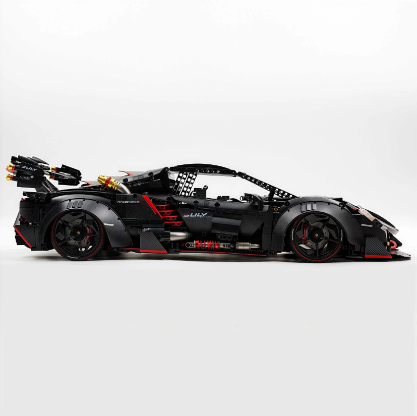 1:8 Lambo Veneno Limited Edition Obsidian V12 Supercar 64cm 3809 pieces