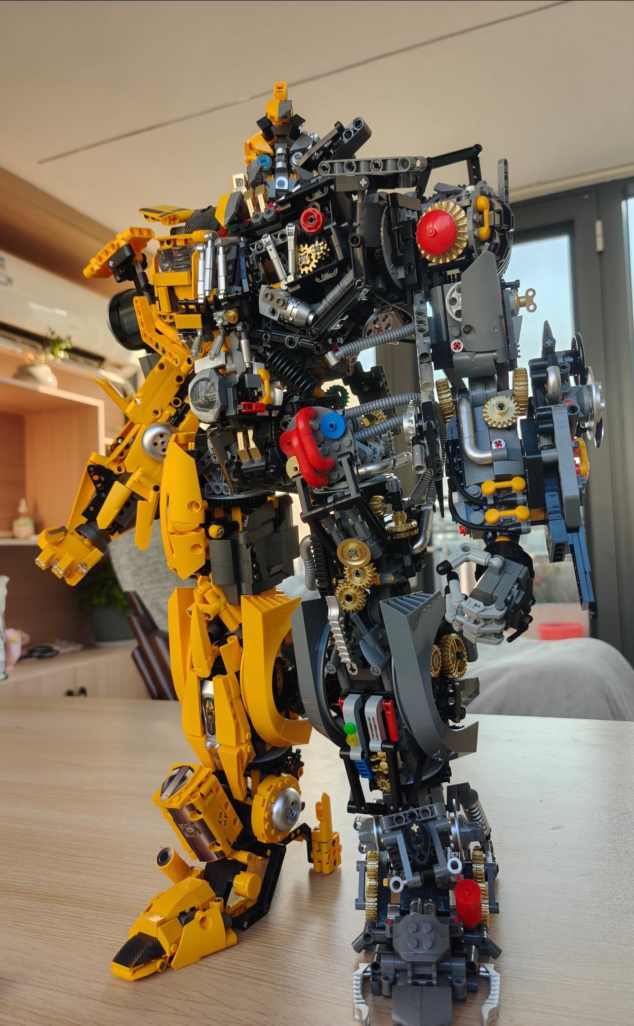 Large mechanical wasp mecha model, total height about 54CM (5692PCS)