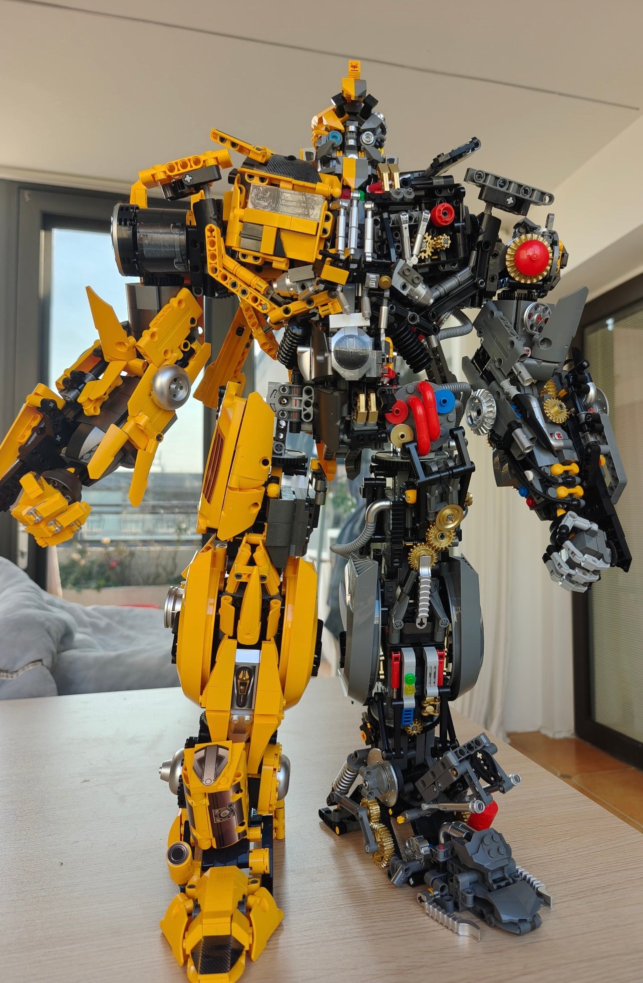 Large mechanical wasp mecha model, total height about 54CM (5692PCS)