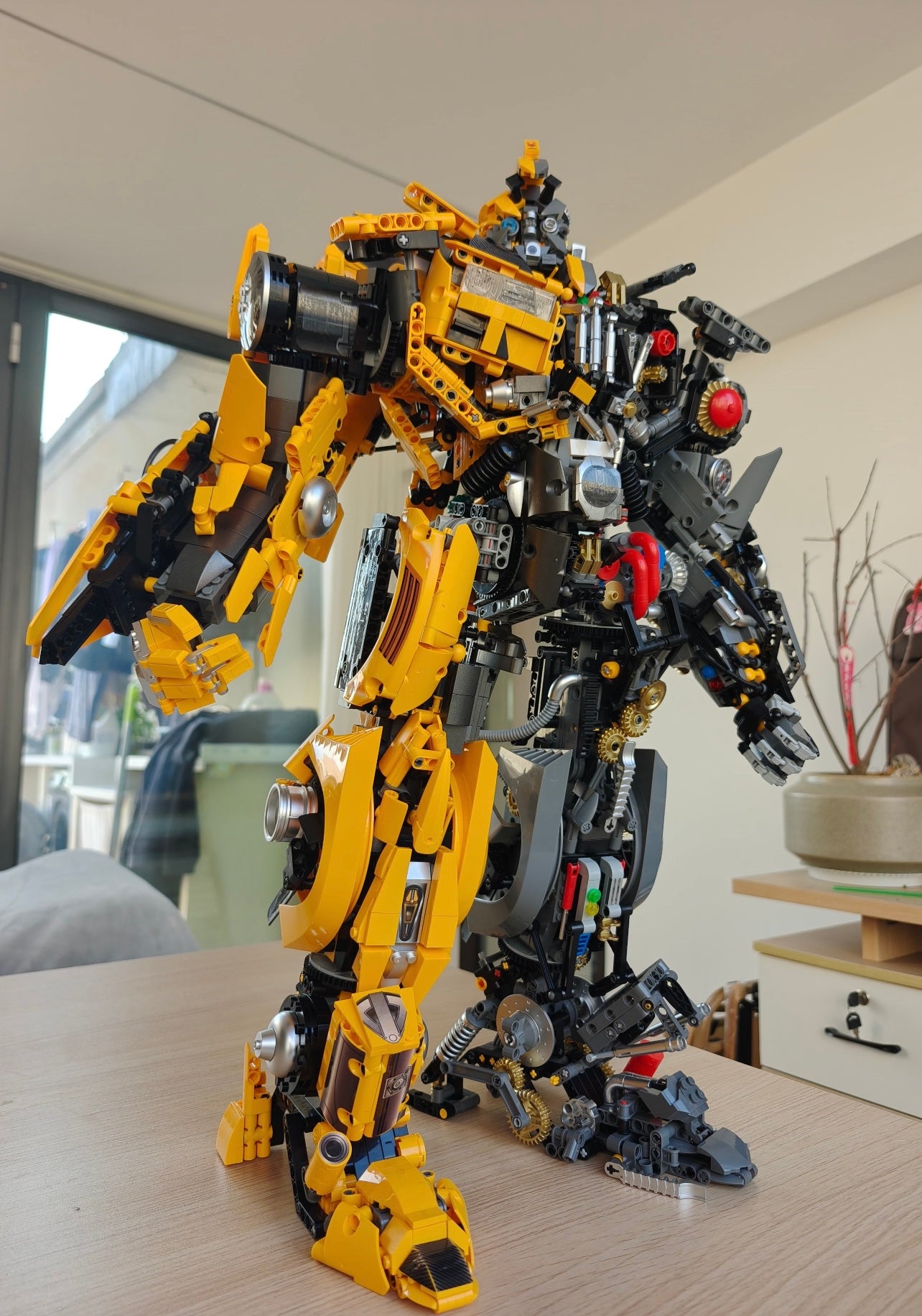 Large mechanical wasp mecha model, total height about 54CM (5692PCS)