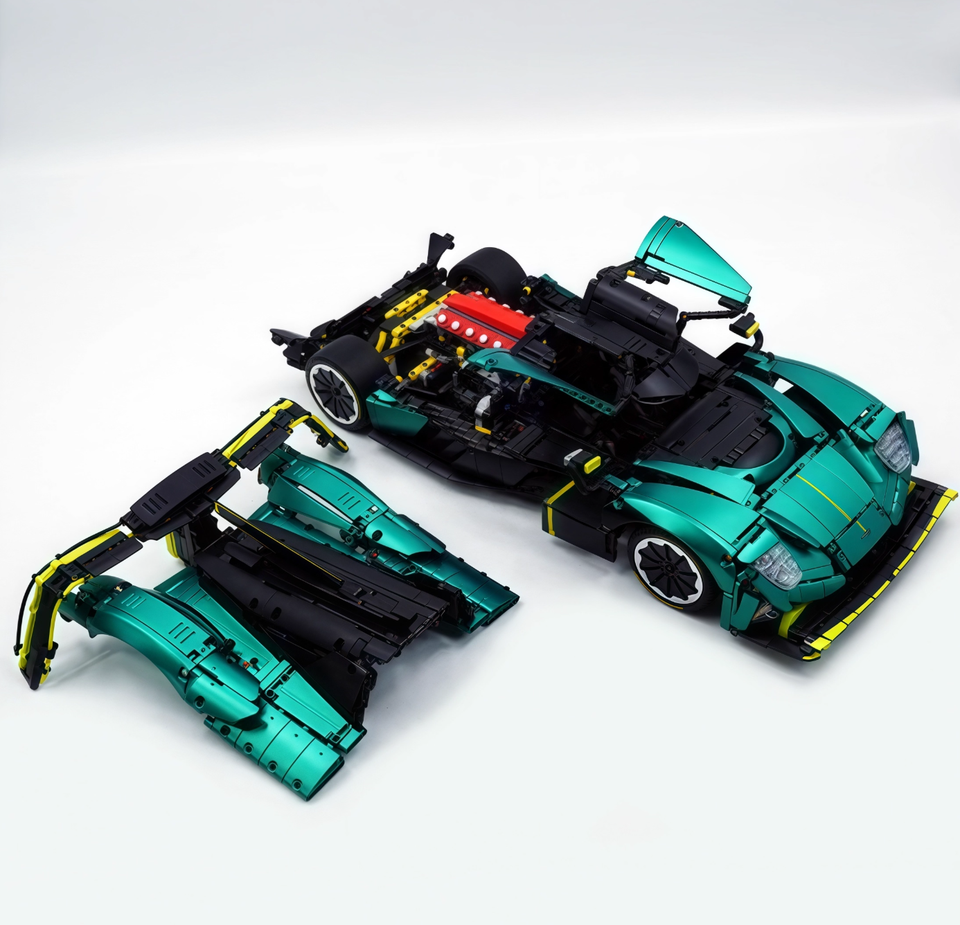 1:8 Martin Valkyrie Building Block Supercar (3869 pieces)