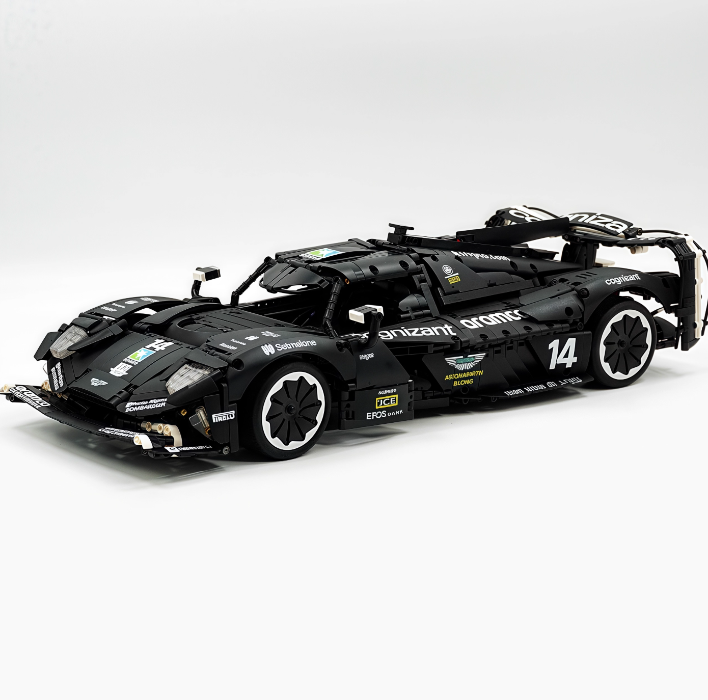 1:8 Martin Valkyrie Building Block Supercar (3869 pieces)