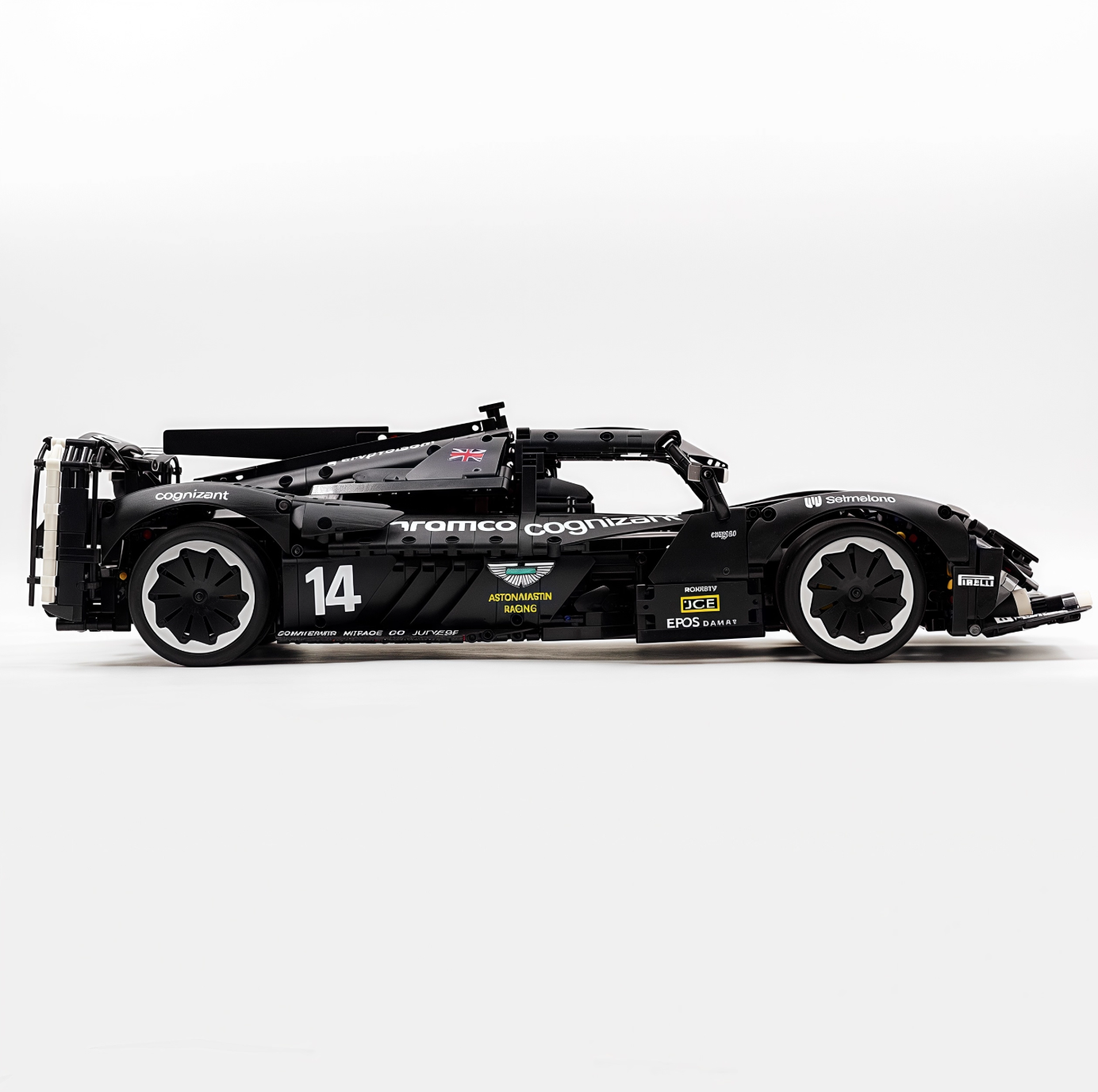 1:8 Martin Valkyrie Building Block Supercar (3869 pieces)
