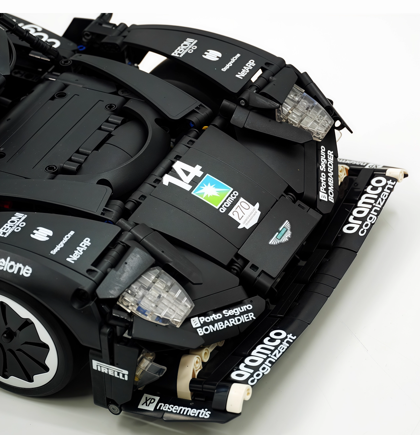 1:8 Martin Valkyrie Building Block Supercar (3869 pieces)