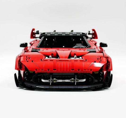 1:8 Martin Vulcan | Paint Pearl Red Edition Building Block Supercar 3794+ pieces