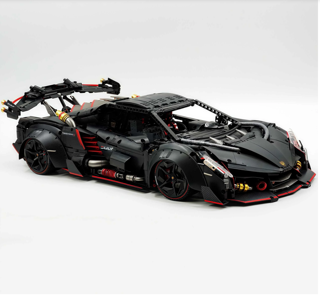 1:8 Lambo Veneno Limited Edition Obsidian V12 Supercar 64cm 3809 pieces