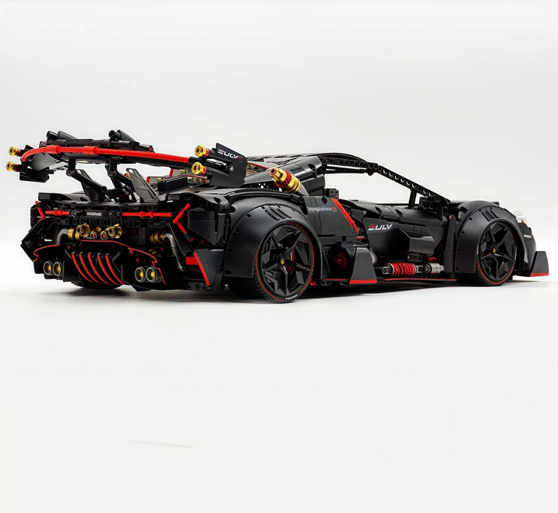 1:8 Lambo Veneno Limited Edition Obsidian V12 Supercar 64cm 3809 pieces