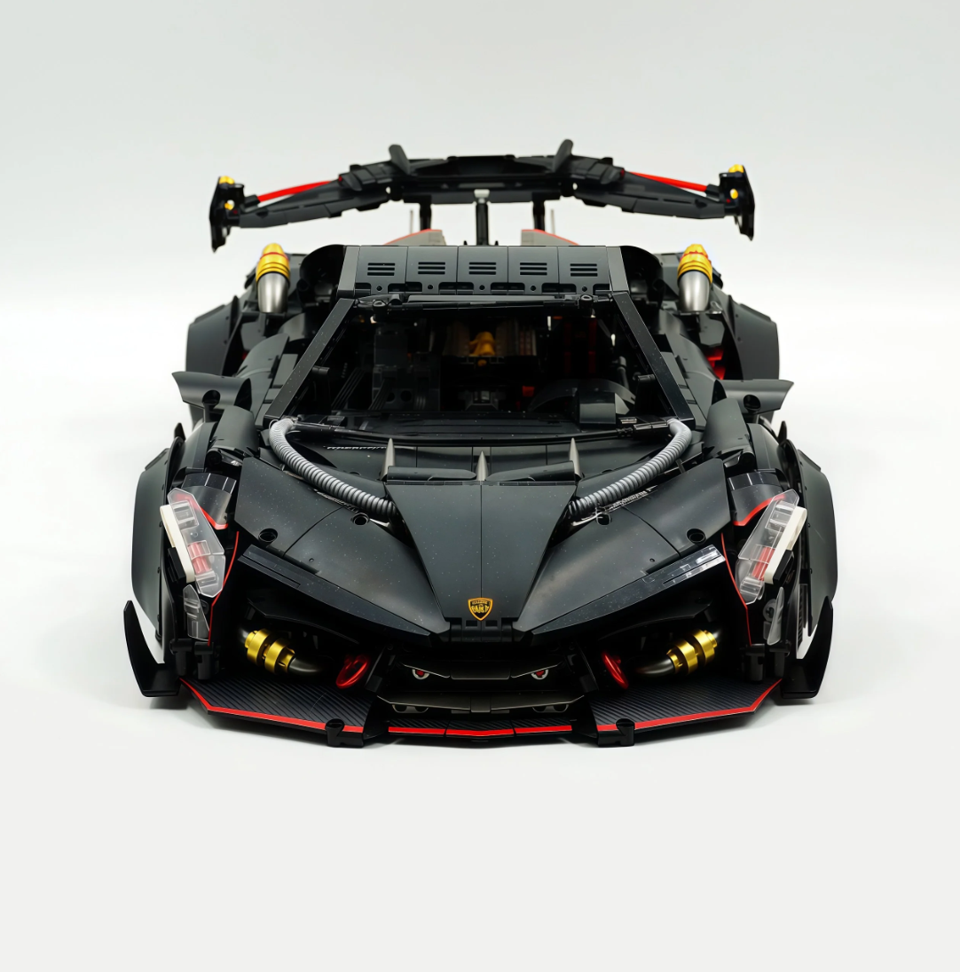 1:8 Lambo Veneno Limited Edition Obsidian V12 Supercar 64cm 3809 pieces
