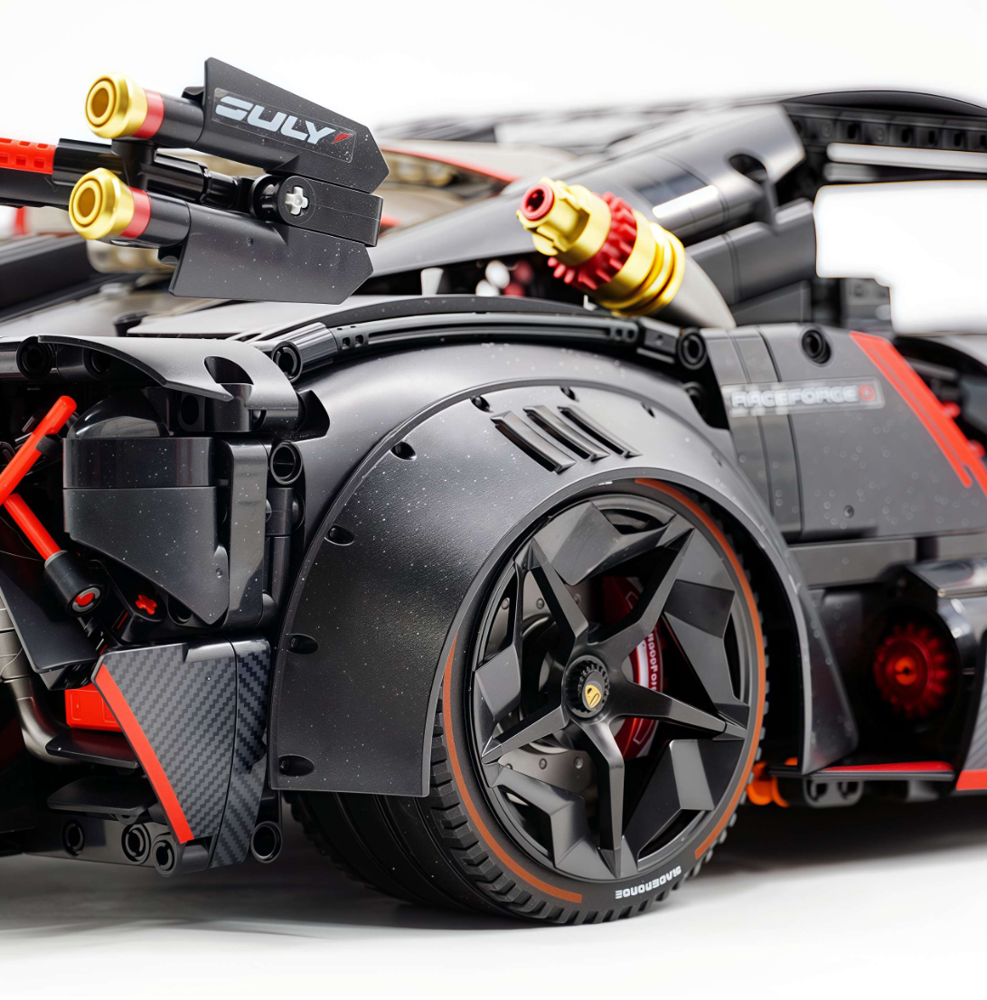 1:8 Lambo Veneno Limited Edition Obsidian V12 Supercar 64cm 3809 pieces
