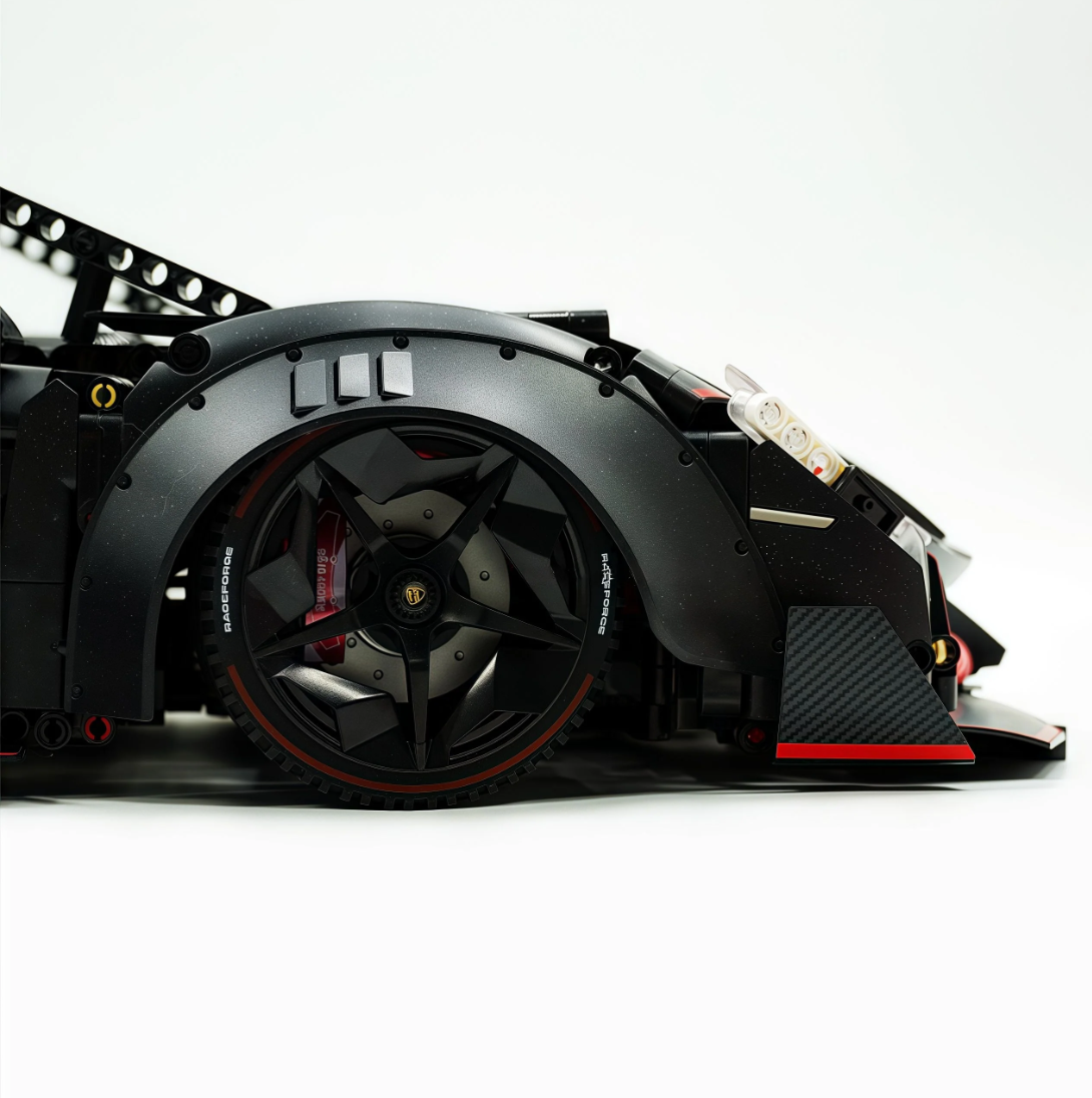 1:8 Lambo Veneno Limited Edition Obsidian V12 Supercar 64cm 3809 pieces