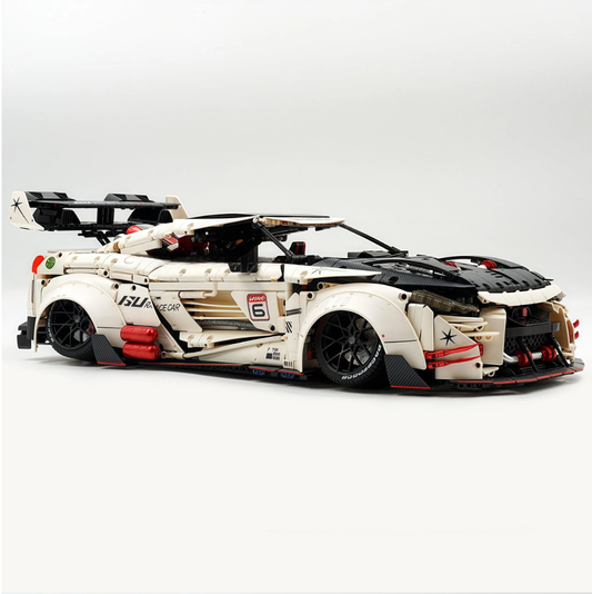 1:8 GT-R R35 Widebody Edition Electroplated Beast Building Block Supercar 3939+ pieces
