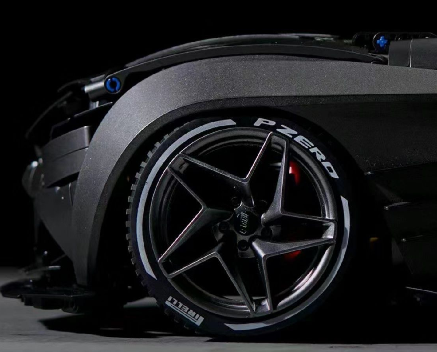 1:8 Supra Building Kit, Static Version of the Brick Supercar (4399 pieces)